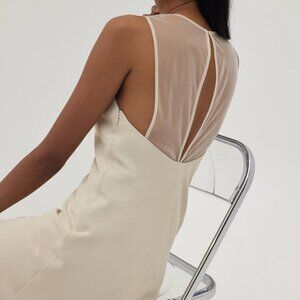 Love, Bonito Talulah Padded Mesh Midi Dress